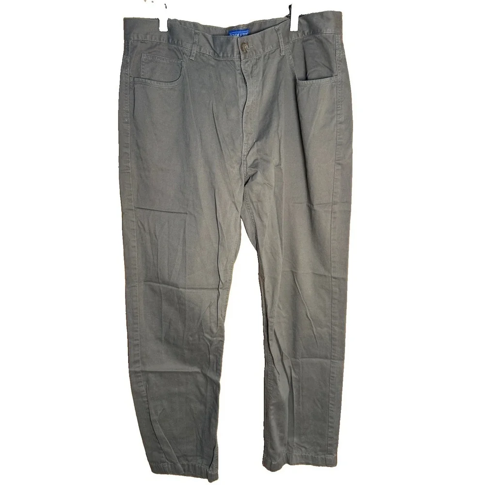 Pendleton Cotton Chino Pants Olive Green Classic Fit Size 38x32 EUC